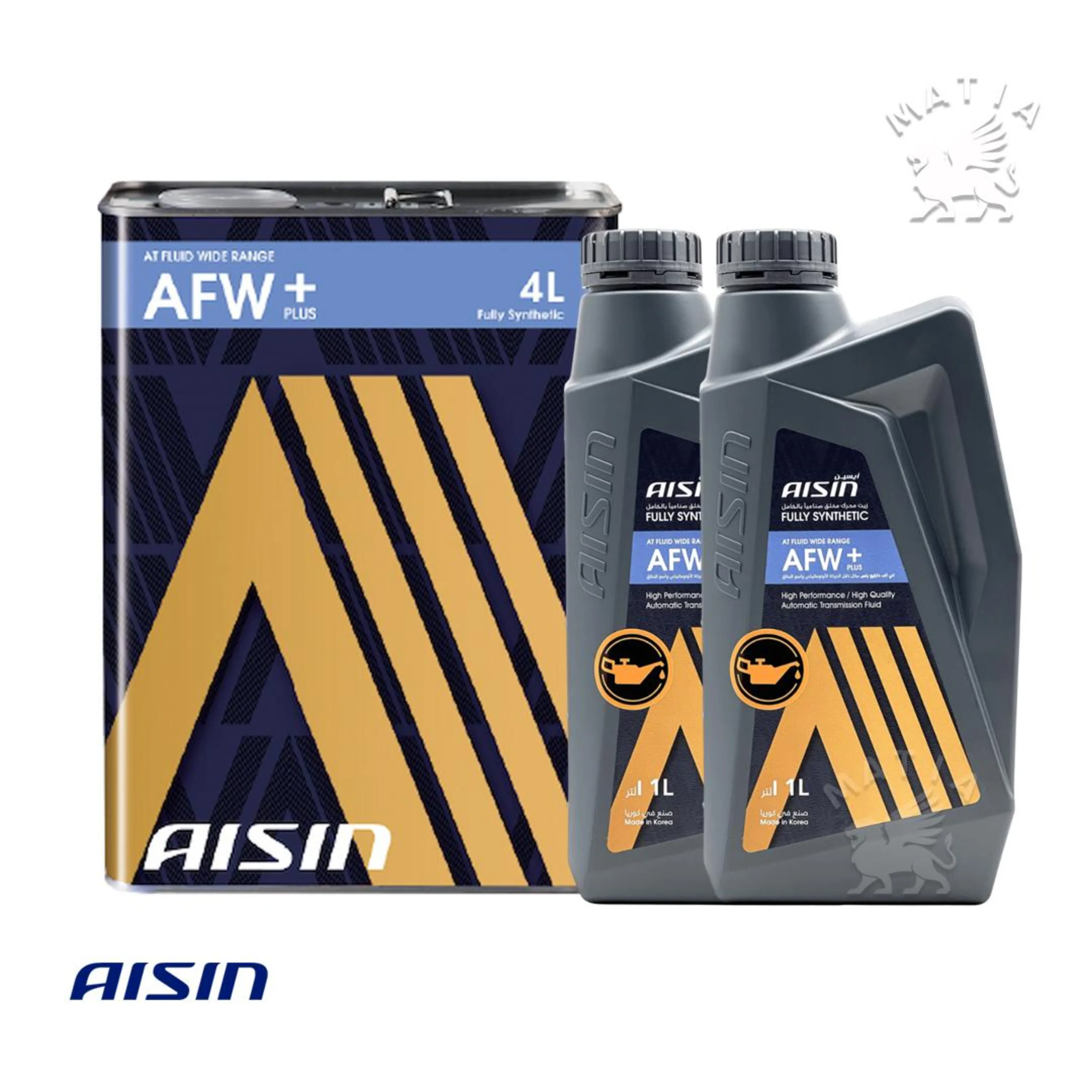 روغن گیربکس آیسین AFW پلاس مدل AFW PLUS ( بسته 6 لیتری )