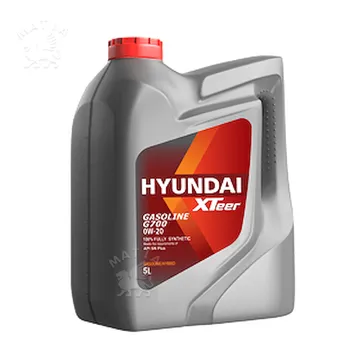 روغن موتور هیوندای ایکس تیر 0W20 SN مدل G700 پنج لیتری