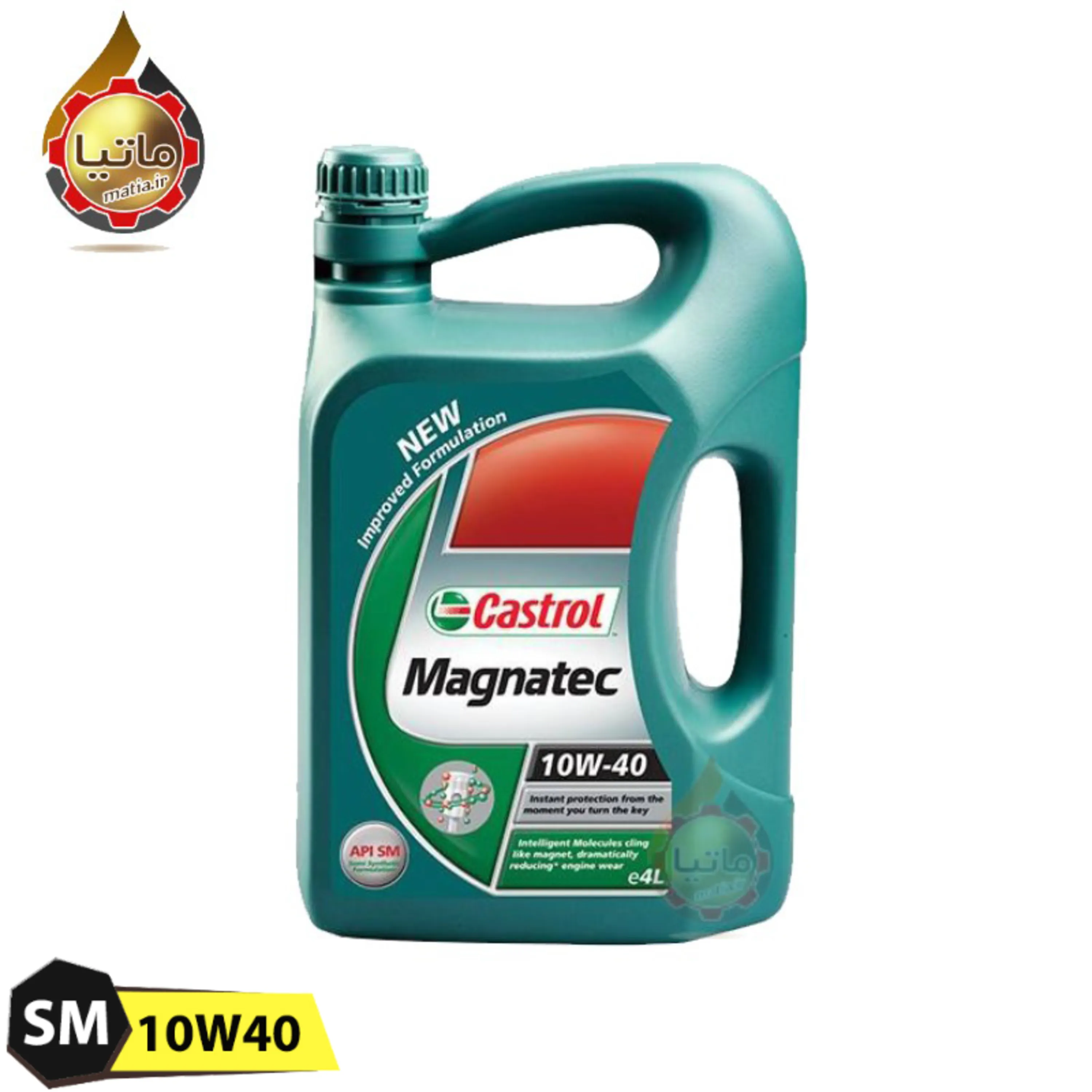 روغن موتور کاسترول مگناتک 10W40 SM نیمه سنتتیک 4 لیتری