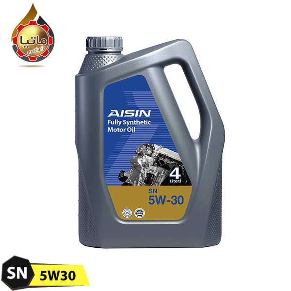 روغن موتور آیسین 5W30 SN حجم 4 لیتر