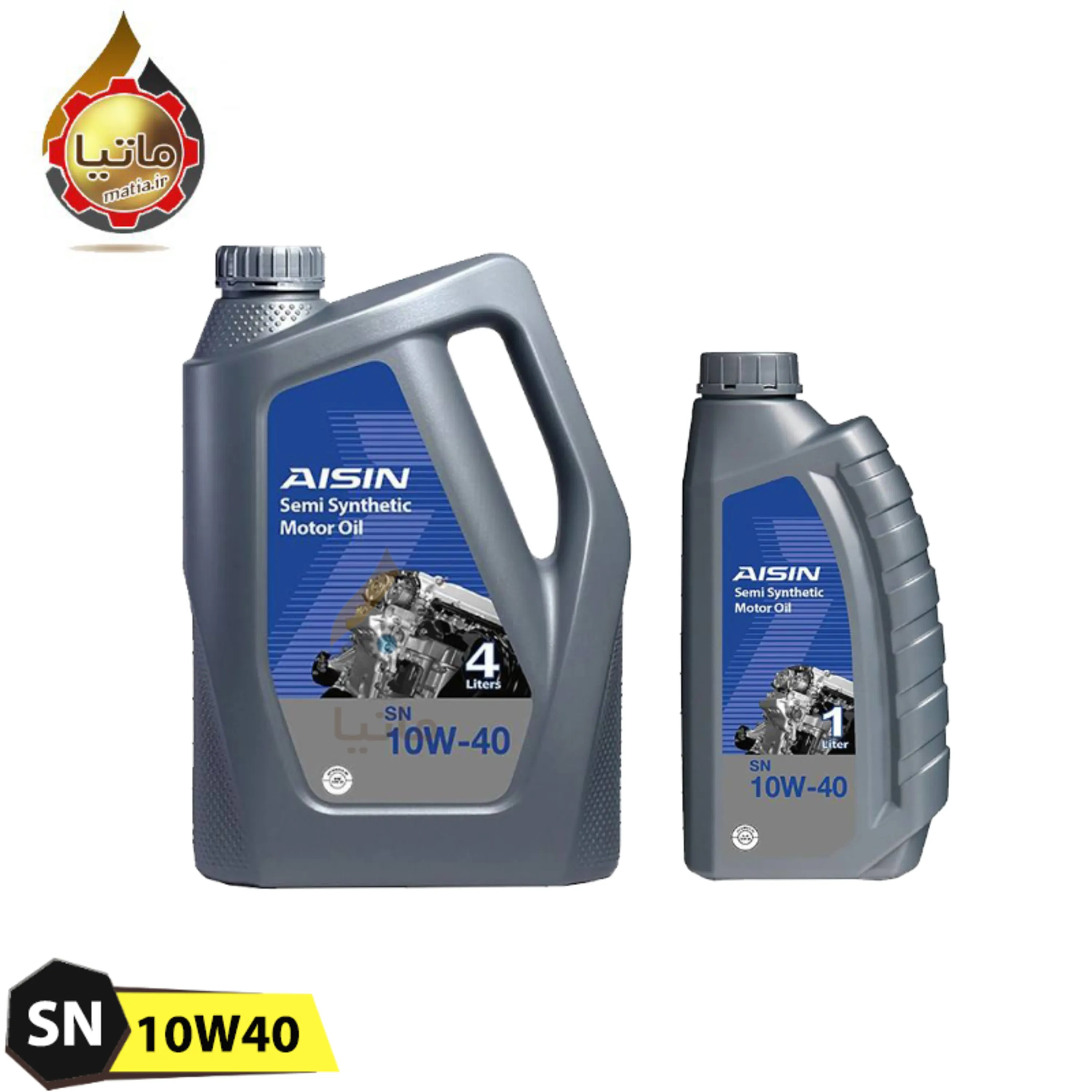 روغن موتور آیسین 10W40 SN  نیمه سنتتیک