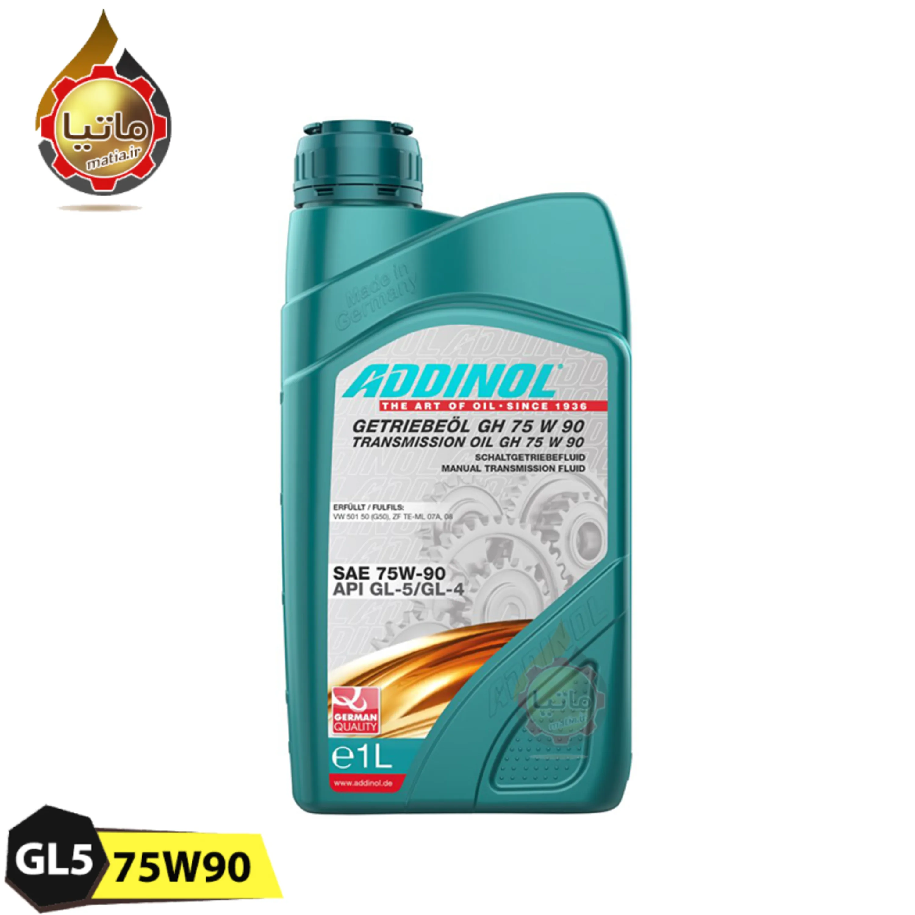 روغن گیربکس آدینول 75W90