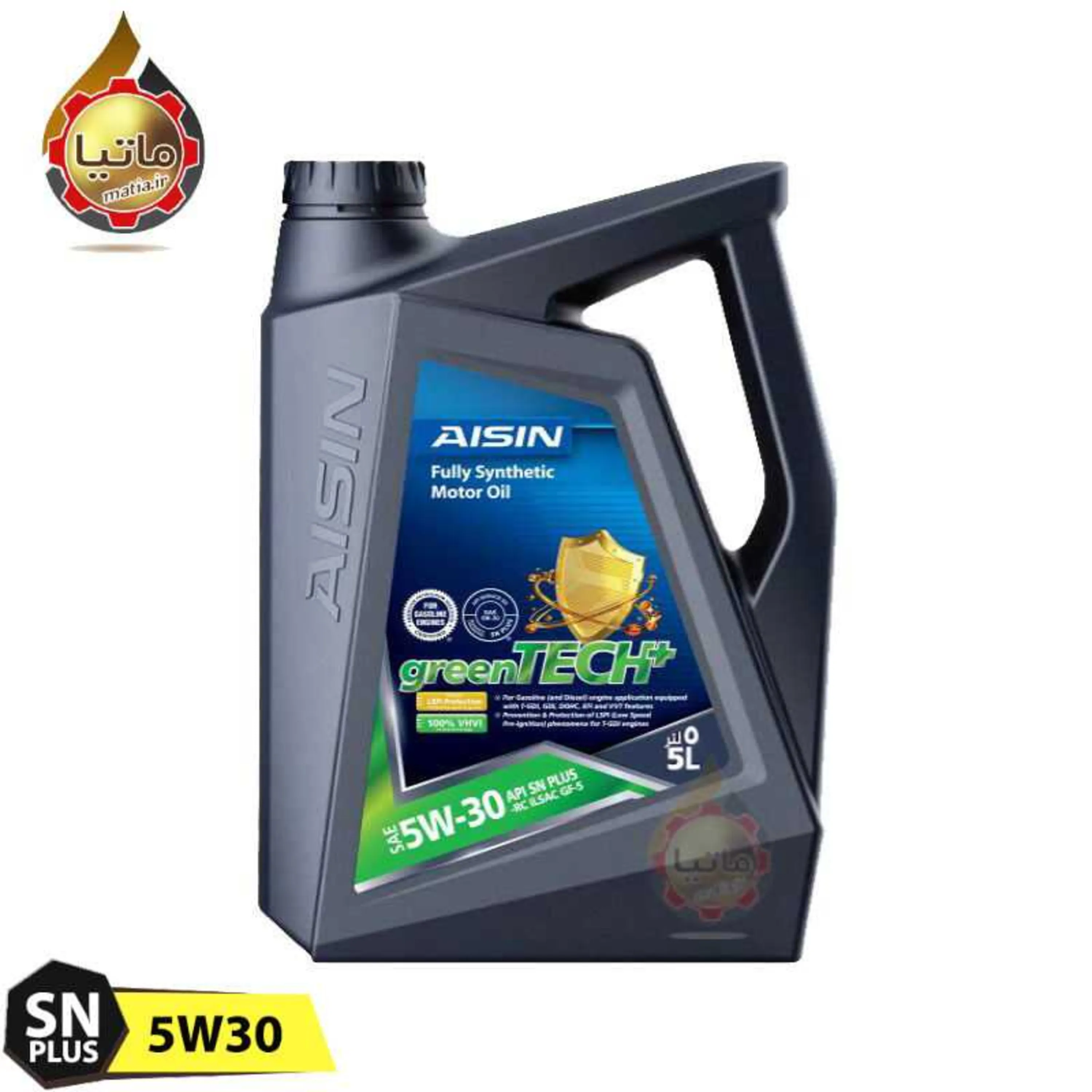 روغن موتور  5W30 SN تمام سنتتیک 5 لیتری